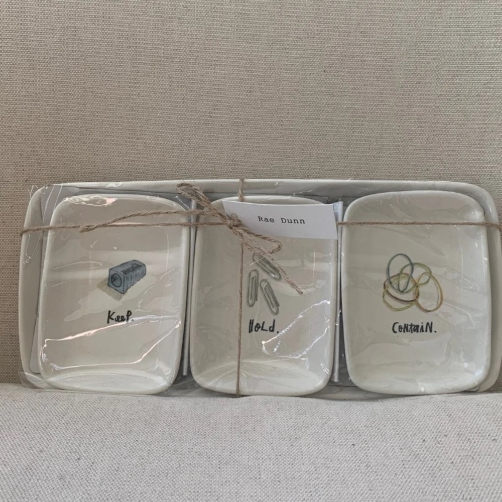 Rae Dunn Tray Set New